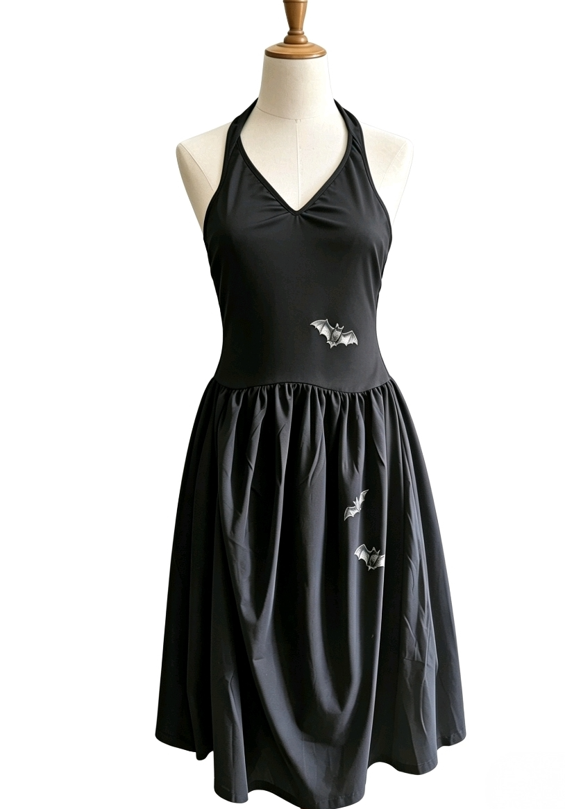 The Mourning Locket Halter Midi Dress Size 16-18