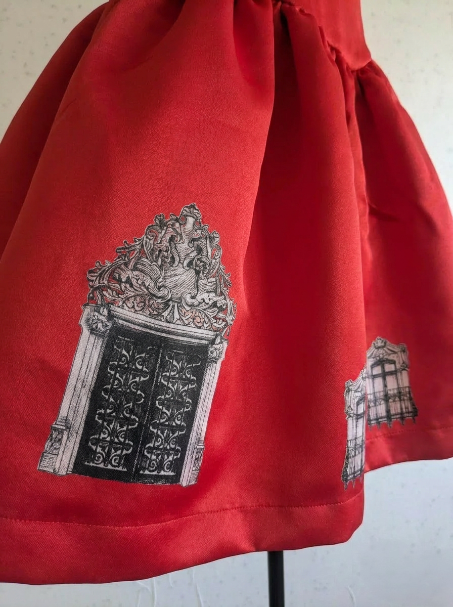 Red Barcelona Dress - Size 8