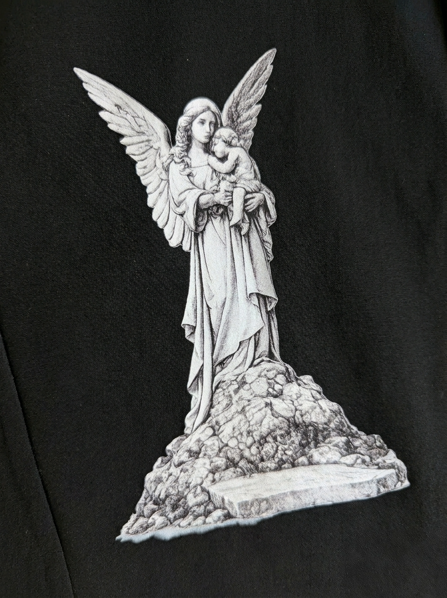 The Angels of Barcelona Cemetery – Gothic Mini Dress - Size 12